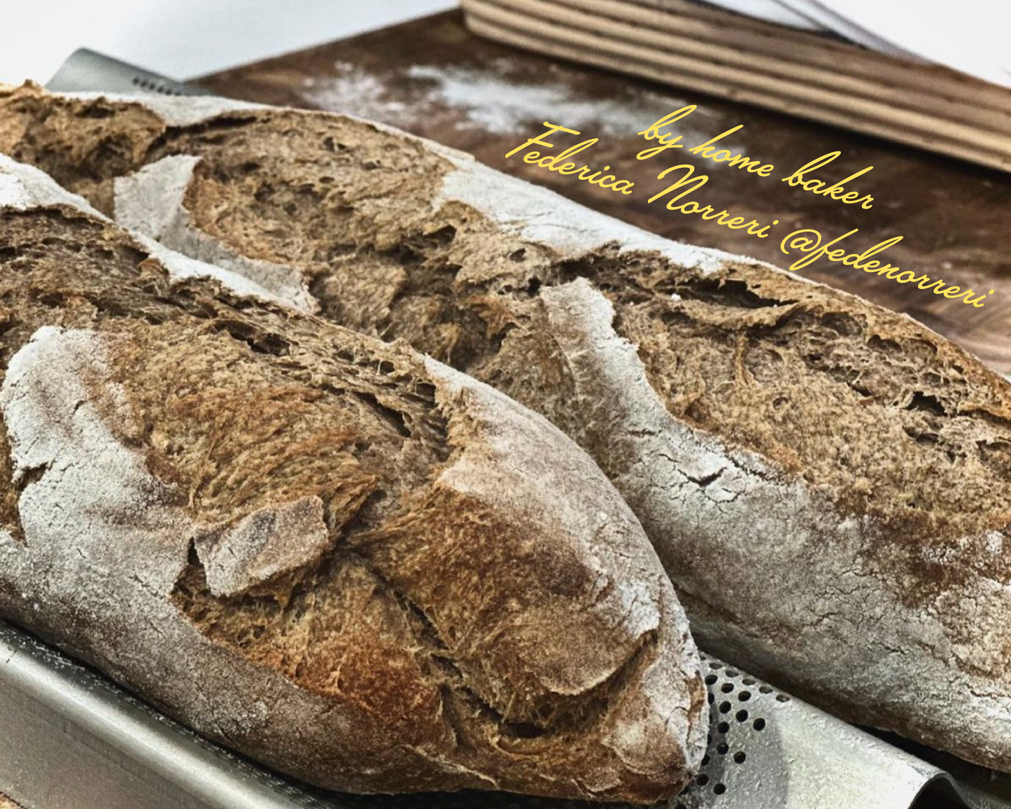 Buckwheat Baguette Flour Blend, from Runner & Stone