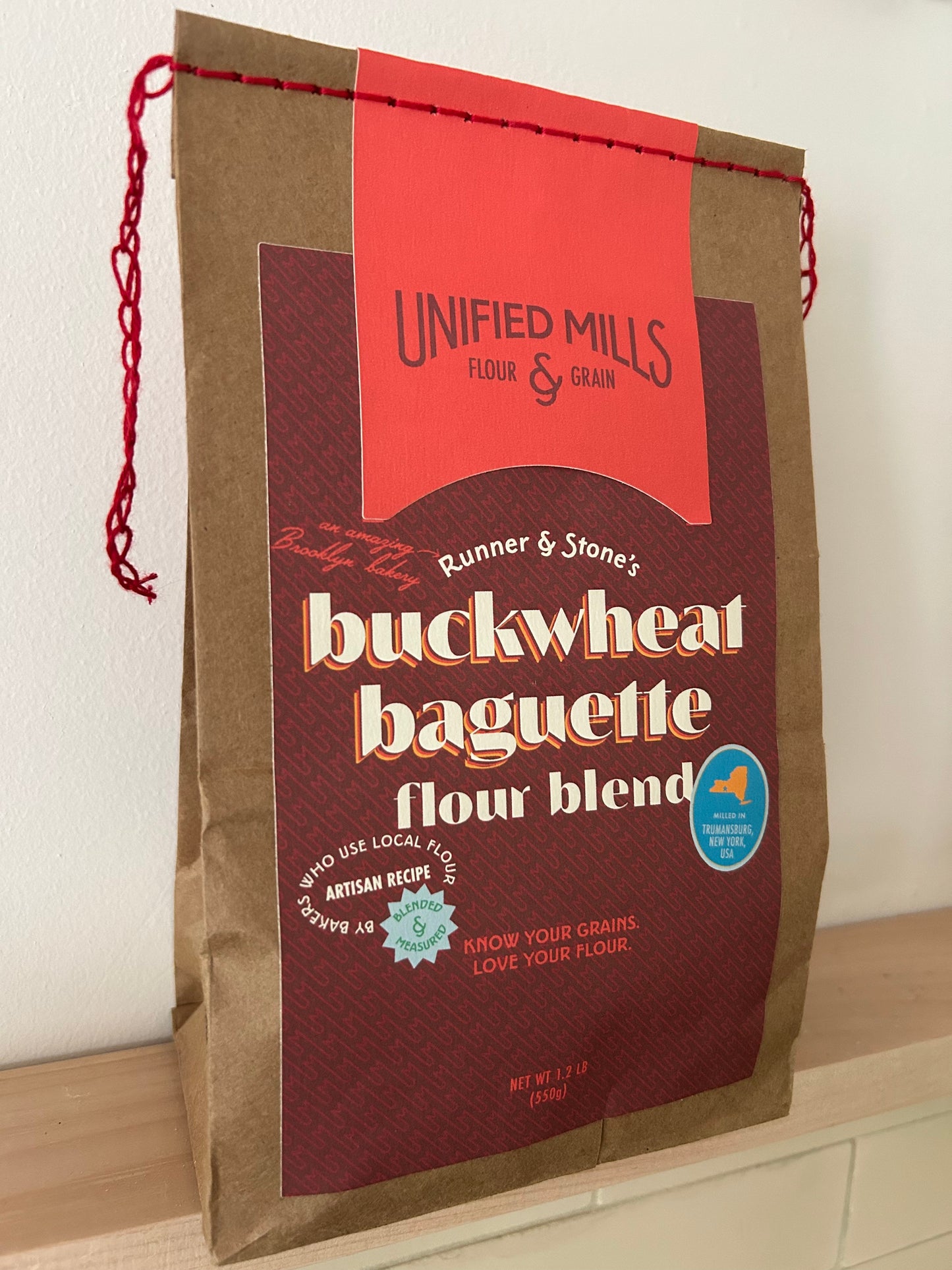 Buckwheat Baguette Flour Blend, from Runner & Stone